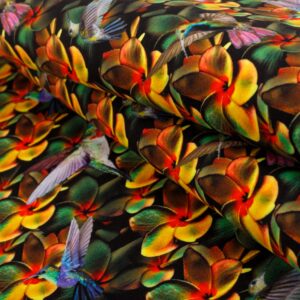 Kolibry- welur tapicerski