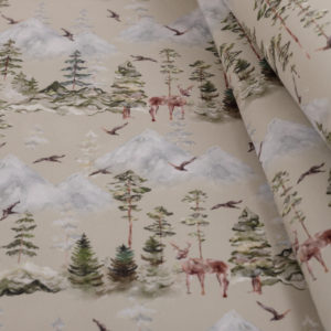 Święta/Boże Narodzenie - welur tapicerski