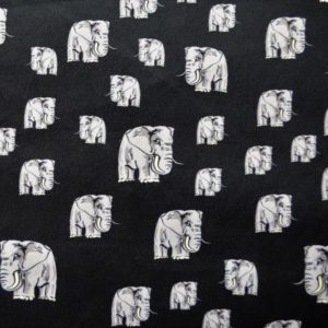 Słonie– welur tapicerski