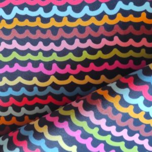 Kolorowe szlaczki-welur tapicerski