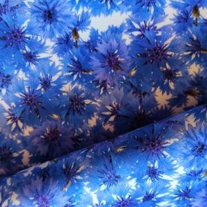 Kwiaty polne/ kwiateczki- welur tapicerski