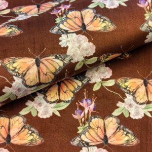 Motyle- welur tapicerski