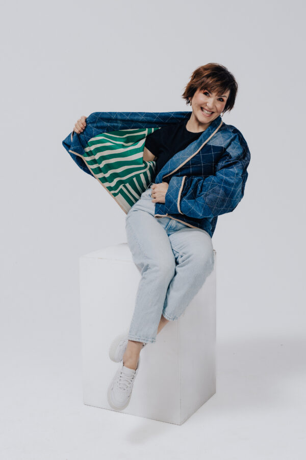 Kurtka dwustronna Jeans - obrazek 7