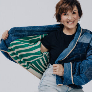 Kurtka dwustronna Jeans