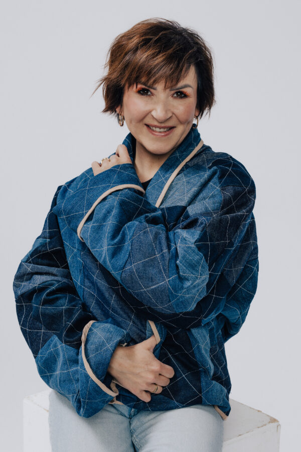 Kurtka dwustronna Jeans - obrazek 8