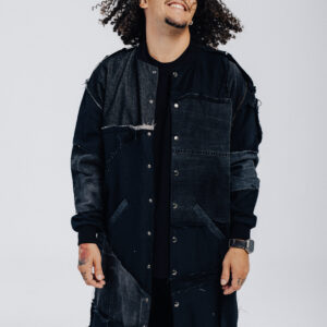 Bomberka jeans długa