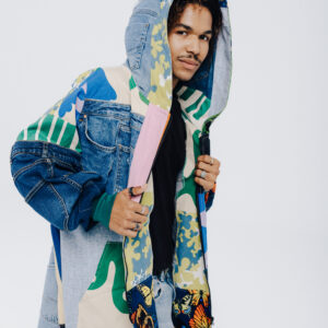 Płaszcz kolorki oversize