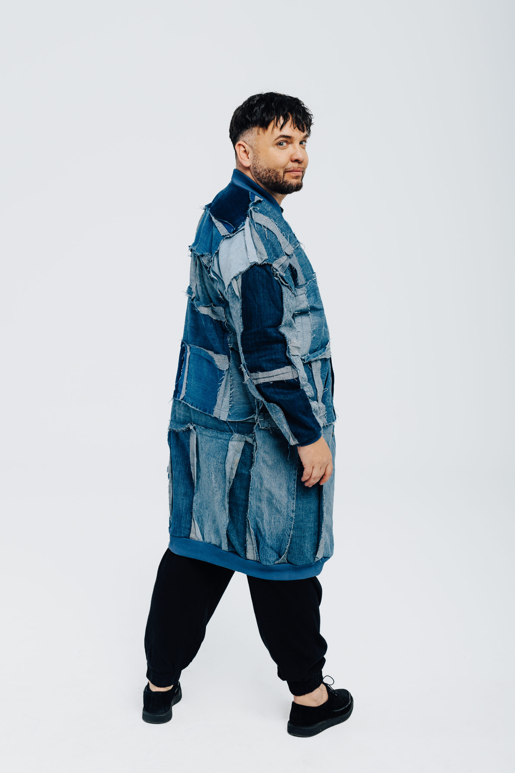 Bomberka jeans długa