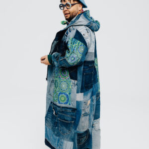 Płaszcz mandale oversize