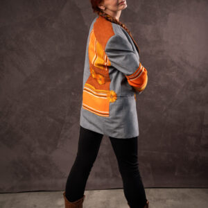 Marynarka pełna kwiatów